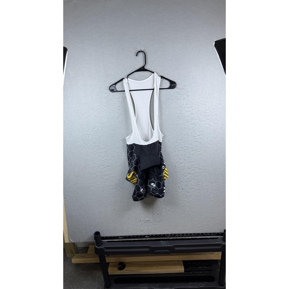 Voler Honey Stinger Cycling Bib Shorts Mens Small Padded‎ Trilogy Made USA